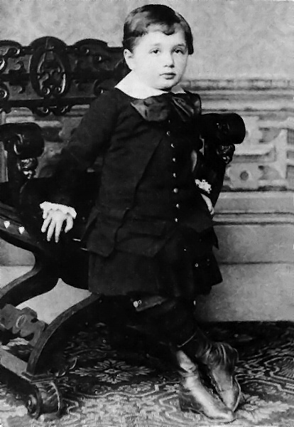 Albert Einstein 3 years old